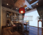 Estilo refinado estudio modelo 3d
