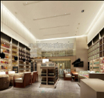 Tienda comercial modelo 3d