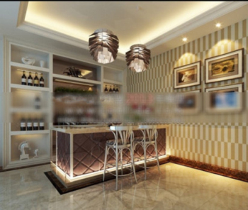 Degustacin de vinos en el modelo 3d