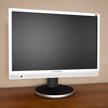 Modelo 3d de la TV LCD