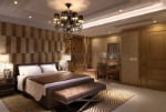 Modelo 3d de habitaciones de hotel
