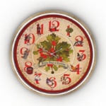 modelo de reloj hermosa flor