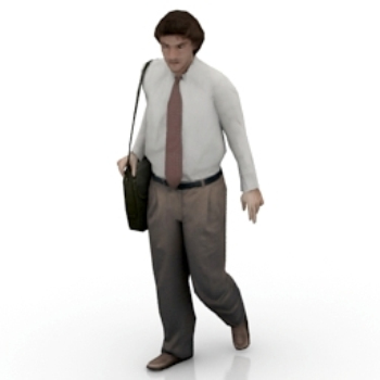 modelo de hombre de cuello blanco