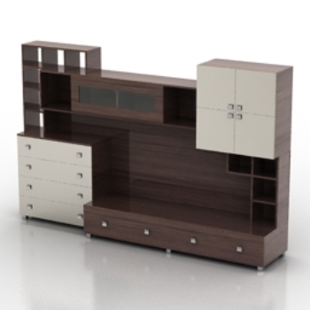 Hogares modelo grande librera