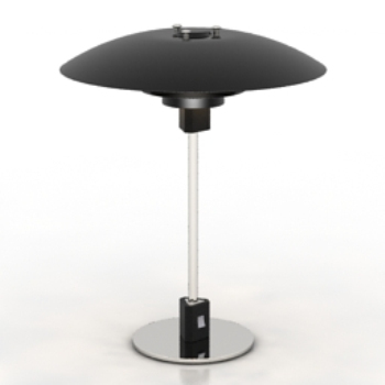 modelos elegantes negros 3D lmpara de mesa