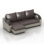 cuero modelo de sof multijugador moda