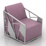 Modelos Pink Silln 3D