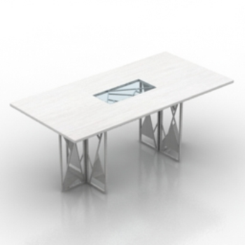 blanco modelo de escritorio creativa