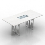blanco modelo de escritorio creativa