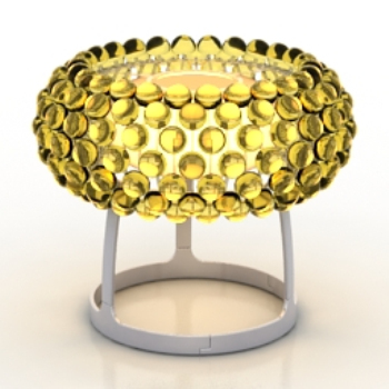 Oro modelo lmpara pequeña mesa
