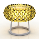 Oro modelo lmpara pequeña mesa