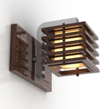 paredes de madera modelo de lmpara de pared