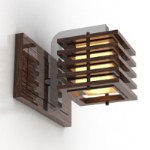 paredes de madera modelo de lmpara de pared