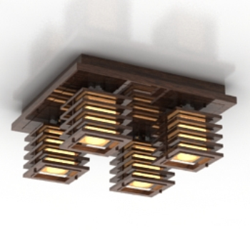 modelos de lmparas de techo de madera