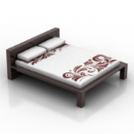 modelo de cama de la boda