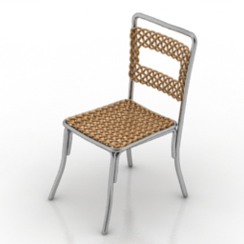 oro silla de mimbre modelodel