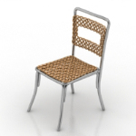 oro silla de mimbre modelodel