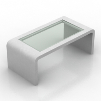 modelo de mesa de caf borde blanco transparente