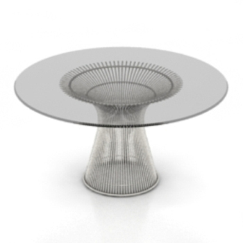 modelo transparente de mesa de caf creativa