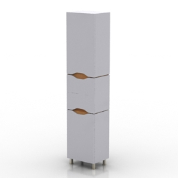 blanco alto modelo de gabinete