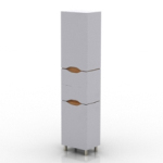blanco alto modelo de gabinete