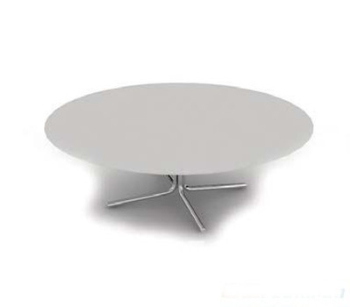 Modelo 3d de una pequeña mesa de caf