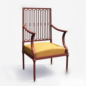 Taburete chino modelo 3d