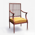 Taburete chino modelo 3d