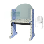 Tabla de modelos 3D de los niños lindos