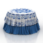 Papel tapiz floral azul