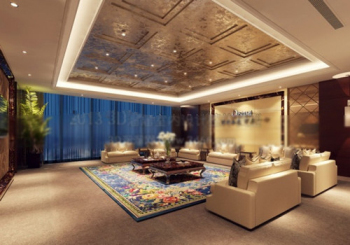 De estilo europeo, modelo diseño de la sala de estar de lujo