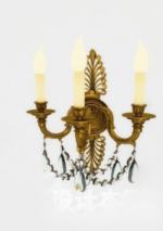 Modelo de lmpara de cristal del vestbulo Oro