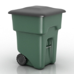 Modelo estndar de basura 3d
