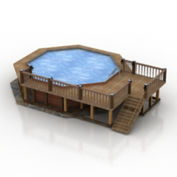 Pool modelo 3d