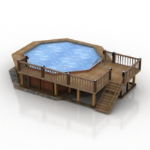 Pool modelo 3d