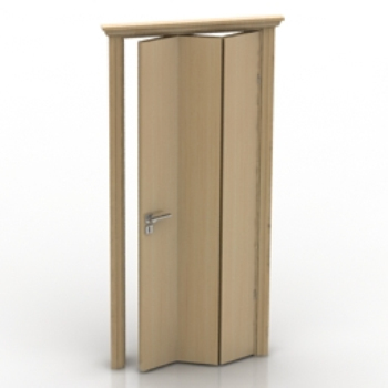 Modelo plegable de madera