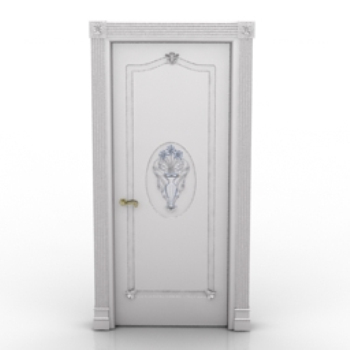 Modelo de la puerta blanca europea