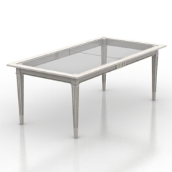 Transparente modelo de mesa de tenis de mesa