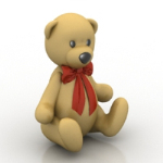 Teddy bear 3 modelo d