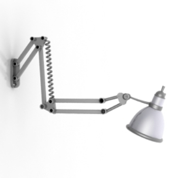 Lmpara de mesa plegable modelo 3d