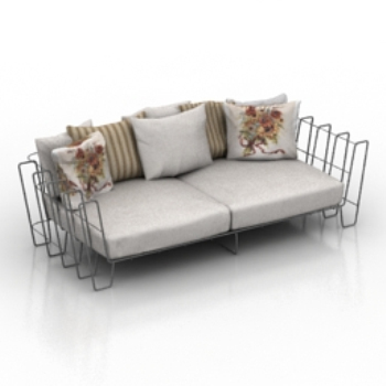 Sof acogedora casa modelo europeo