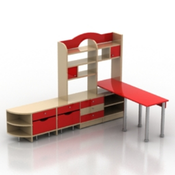 Muebles de la sala de bodas rojo modelo combinado