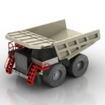 Cosechadora modelo 3d