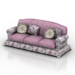 Noble sof morado modelo