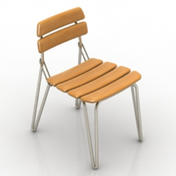 Modelo de silla de madera Comn
