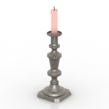 Europea Candelero modelo 3d