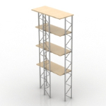 Simple bastidor mltiples de almacenamiento