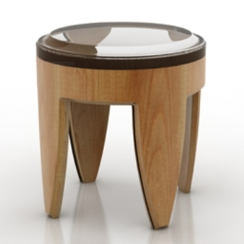 Mesa de madera modelo 3d