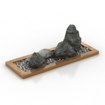 miniatura modelo de la joyera de rocalla