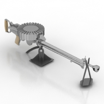 ametralladoras pesadas modelos 3D